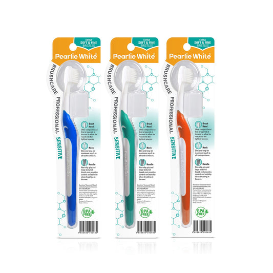 Professional Sensitive Extra Soft Toothbrush Triple Pack