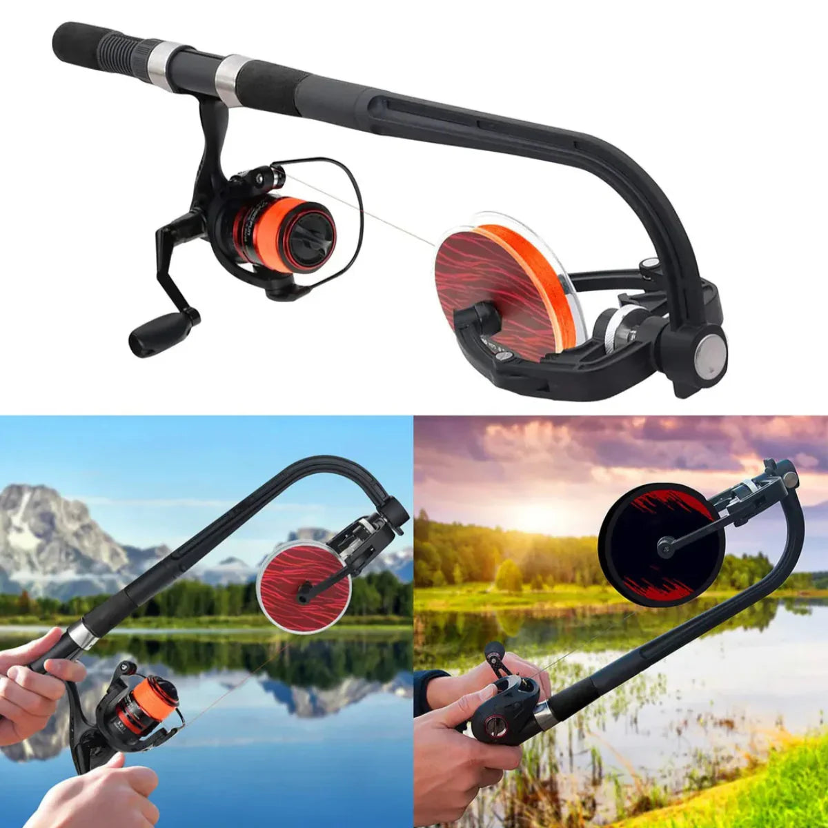 Fishing Line Winder Spooler Machine – Spinning Reel Spool Spooling Station
